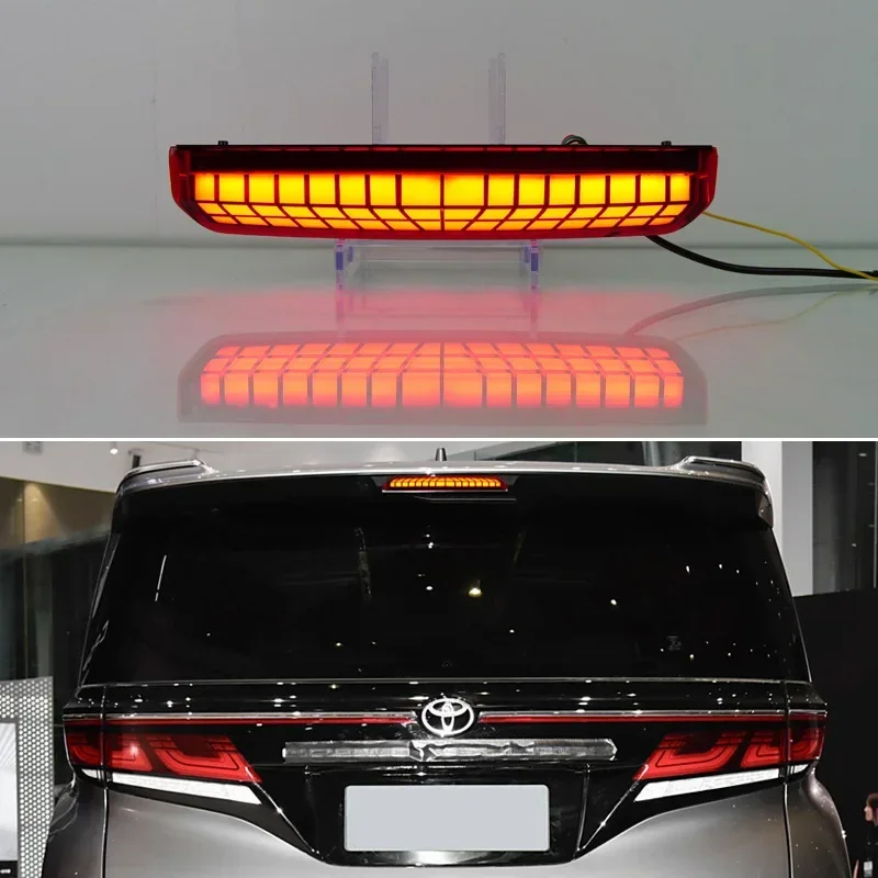 For Toyota Alphard Vellfire 40 Series LED Third Brake Light 3-in-1 Functions Rear Running Light + Brake + Turn Signal
For Toyota Alphard Vellfire 40 Series LED Third Brake Light 3-in-1 Functions Rear Running Light + Brake + Turn Signal