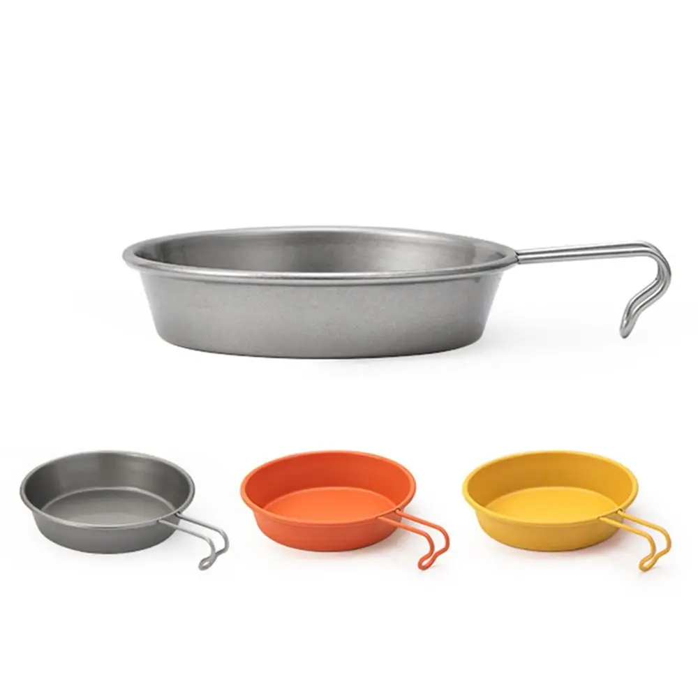 Folding Handle Portable Cooking Plates 280ml Multifunctional Camping Stainless Steel Tableware 304 Stainless Steel Durable
Folding Handle Portable Cooking Plates 280ml Multifunctional Camping Stainless Steel Tableware 304 Stainless Steel Durable