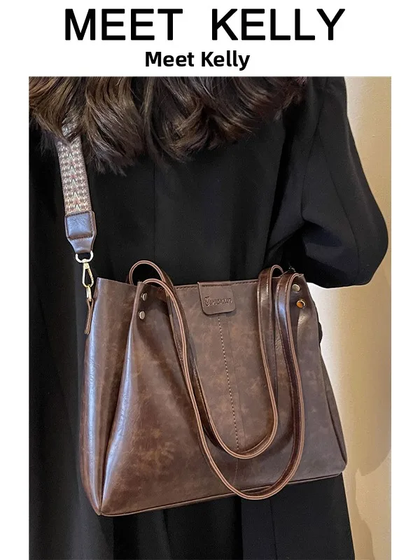 Meet Large Capaci oulder Bag New Sle Wide Strap Crossbody Bag Ele Tote Bag for Women Commuting Soft PU Leather
Meet Large Capaci oulder Bag New Sle Wide Strap Crossbody Bag Ele Tote Bag for Women Commuting Soft PU Leather