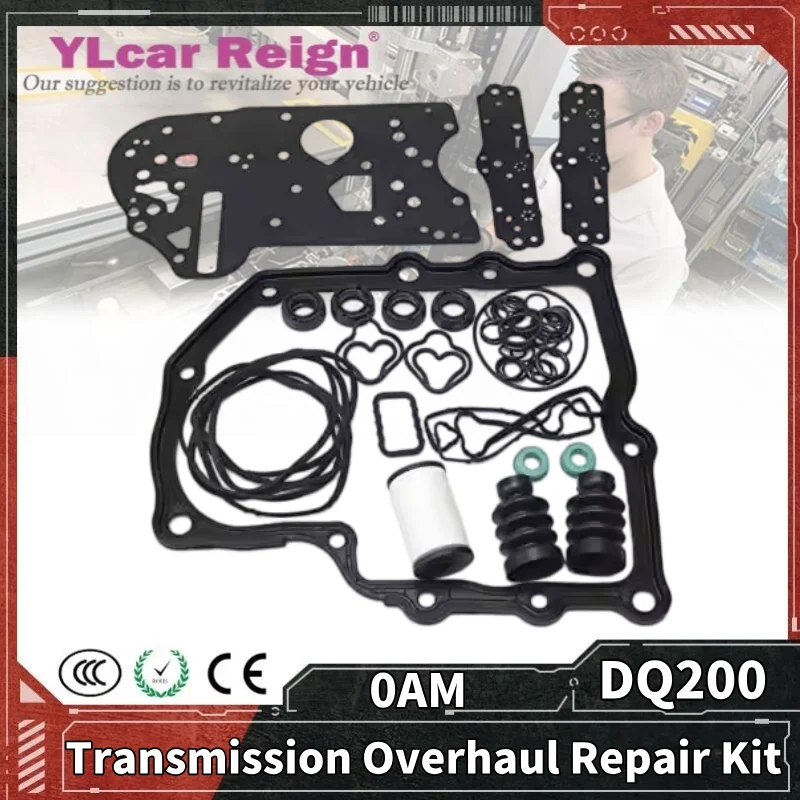 DQ200 0AM DSG Auto Transmission Valve Body Gasket Oil Filter Rubber Ring Dirt-proof Cover Overhaul Repair Kit For AUDI VW SKODA
DQ200 0AM DSG Auto Transmission Valve Body Gasket Oil Filter Rubber Ring Dirt-proof Cover Overhaul Repair Kit For AUDI VW SKODA