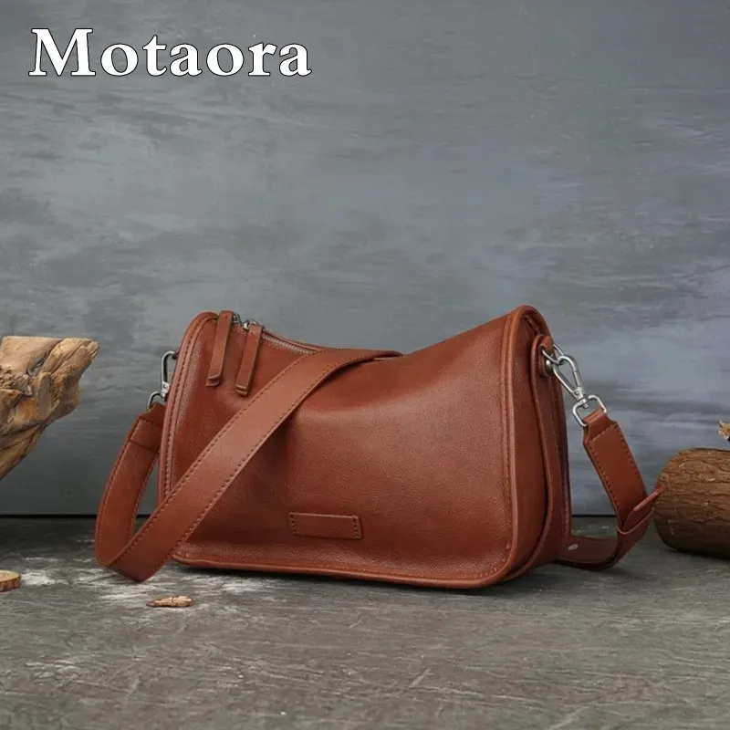 MOTAORA Women's Messenger Bag Genuine Leather Vintage Retro Soft Cowhide Crossbody Shoulder Bag Casual Solid Color 2025 NEW
MOTAORA Women's Messenger Bag Genuine Leather Vintage Retro Soft Cowhide Crossbody Shoulder Bag Casual Solid Color 2025 NEW