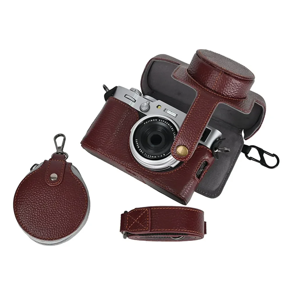 Slim Genuine Leather Full Body Case for Fujifilm X100VI - Mini Camera Bag for Travel & Daily Photography
Slim Genuine Leather Full Body Case for Fujifilm X100VI - Mini Camera Bag for Travel & Daily Photography