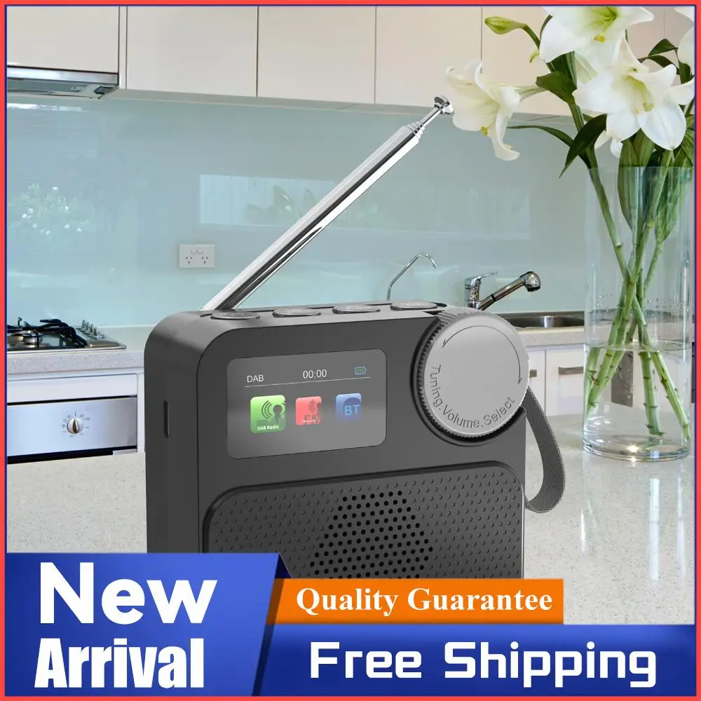 Bluetooth-compatible Digital Radio Rechargeable Portable FM Radio Built-in Battery with 1.47inch Color Display External Antenna
Bluetooth-compatible Digital Radio Rechargeable Portable FM Radio Built-in Battery with 1.47inch Color Display External Antenna