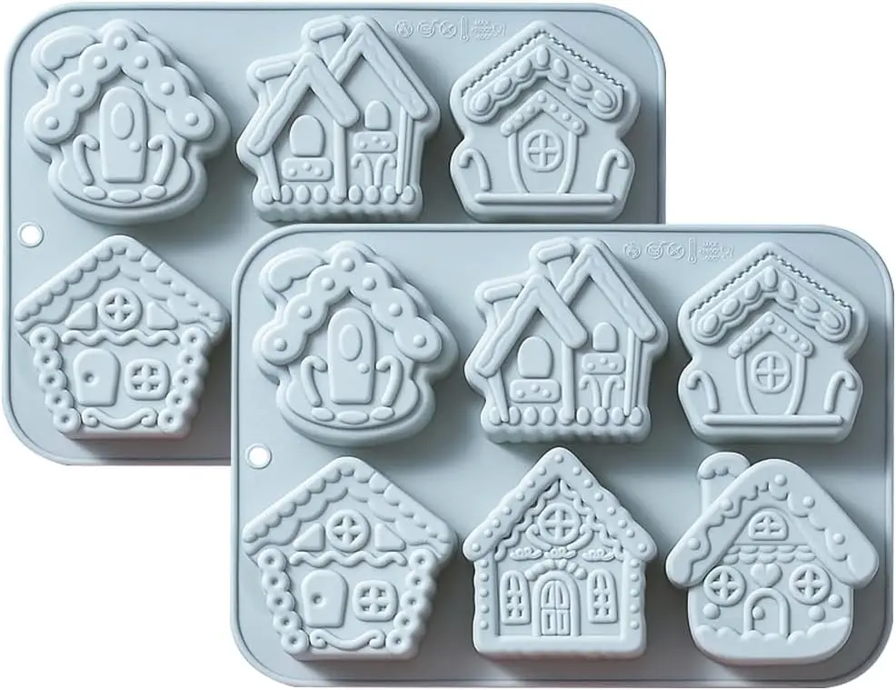 12 Cavities Unique House Muffin & Cupcake Pans Silicone Mold, Non-stick Baking Molds for Making Small Cake, Jelly, Chocolate
12 Cavities Unique House Muffin & Cupcake Pans Silicone Mold, Non-stick Baking Molds for Making Small Cake, Jelly, Chocolate