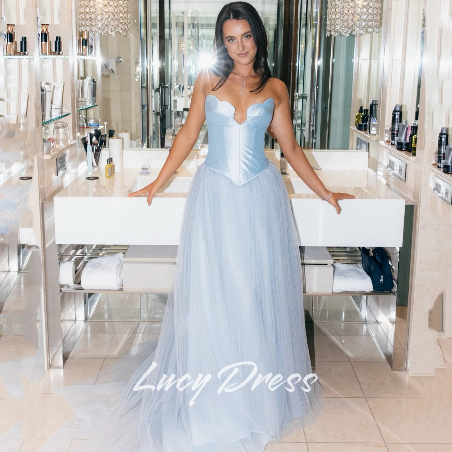 Lucy Customized Prom Dress Evening Dresses 2025 Luxury Women Evening Dressfor Special Occasions Happy Elegant party dresses
Lucy Customized Prom Dress Evening Dresses 2025 Luxury Women Evening Dressfor Special Occasions Happy Elegant party dresses