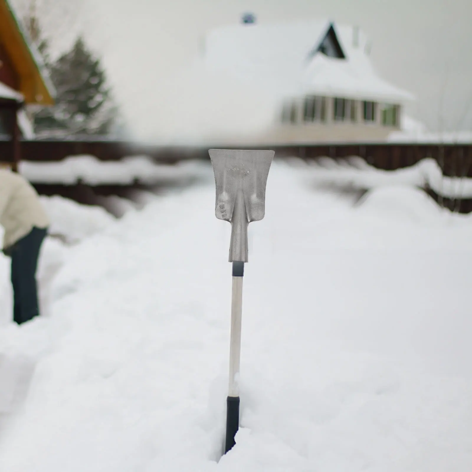Outdoor Snow Shovel Heavy Duty Manganese Steel Ice Breaking Shovel Convenient for Car Snow Removal Spicket Freeze Protection
Outdoor Snow Shovel Heavy Duty Manganese Steel Ice Breaking Shovel Convenient for Car Snow Removal Spicket Freeze Protection