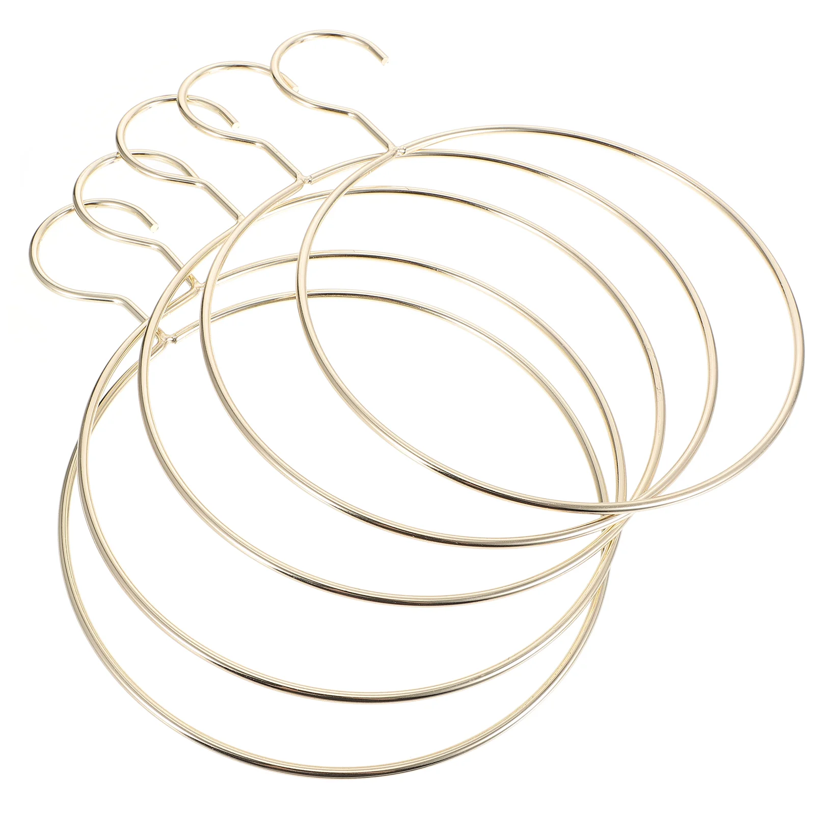 5 Pcs Home Hangers Ring Wardrobe Fashion Adults' Racking Tie Clothes Hanging Racks
5 Pcs Home Hangers Ring Wardrobe Fashion Adults' Racking Tie Clothes Hanging Racks