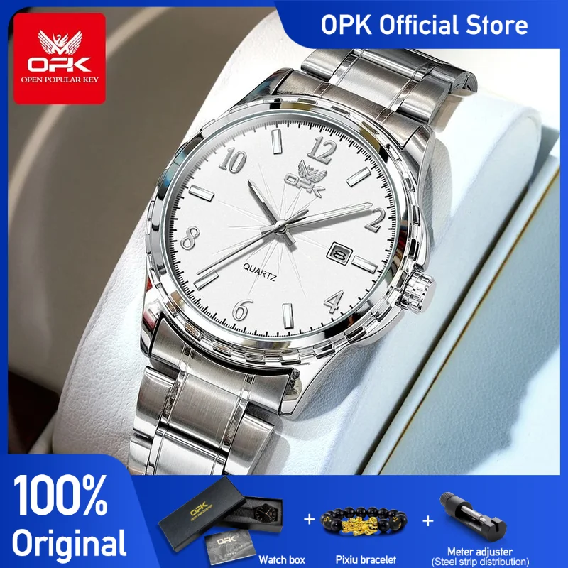 OPK 6031 Watches For Men Original Waterproof Digital Mirror Quartz Luminous Stainless Steel Wristwatch Automatic Male Watch
OPK 6031 Watches For Men Original Waterproof Digital Mirror Quartz Luminous Stainless Steel Wristwatch Automatic Male Watch