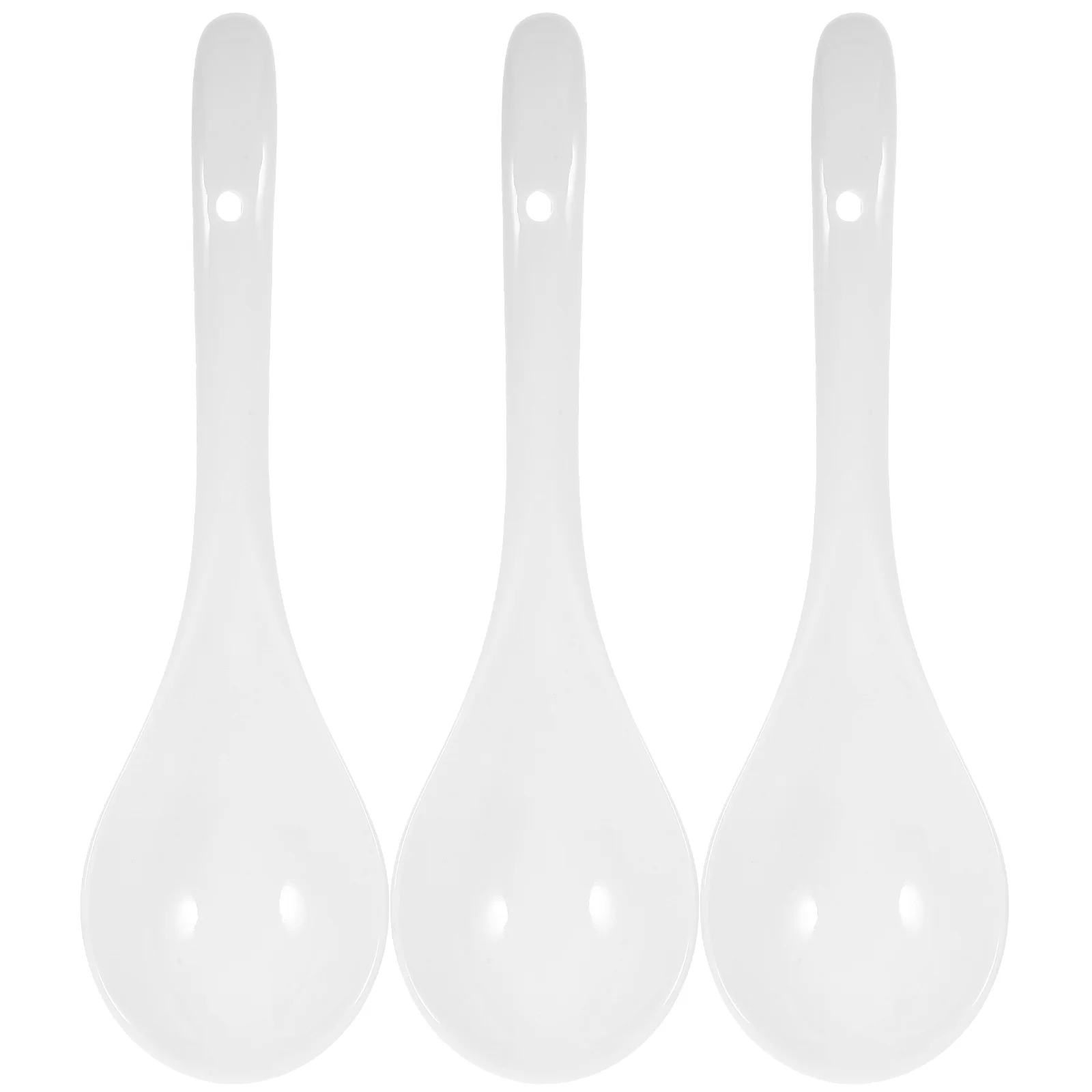 3pcs 17cm Ceramic Soup Spoons White Large Bend Design for Ramen Dinner Kitchen Tableware Serving Daily Food
3pcs 17cm Ceramic Soup Spoons White Large Bend Design for Ramen Dinner Kitchen Tableware Serving Daily Food