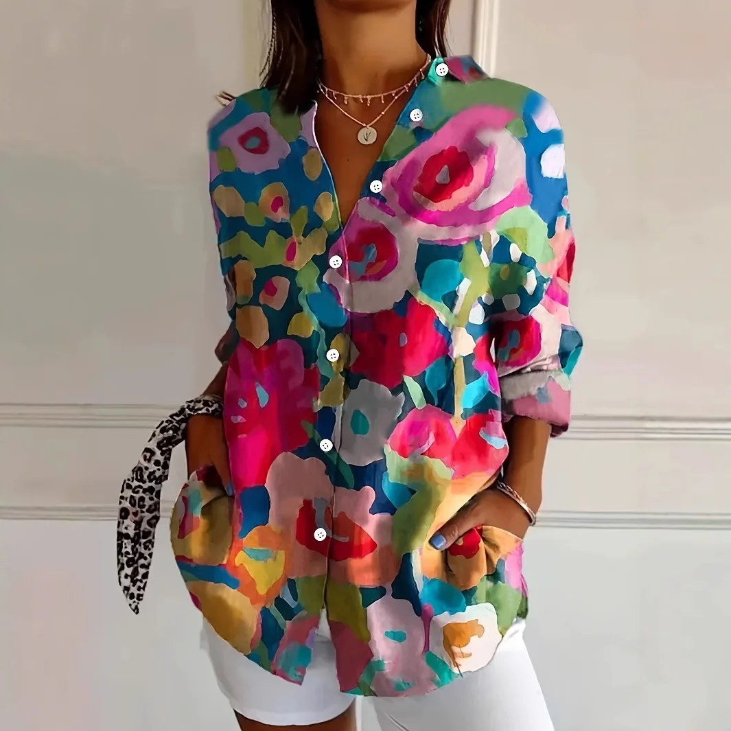 2026 New Long-sleeved Elegant Shirt Cardigan Early Summer Style Women's Loose Printed Shirt Top
2026 New Long-sleeved Elegant Shirt Cardigan Early Summer Style Women's Loose Printed Shirt Top