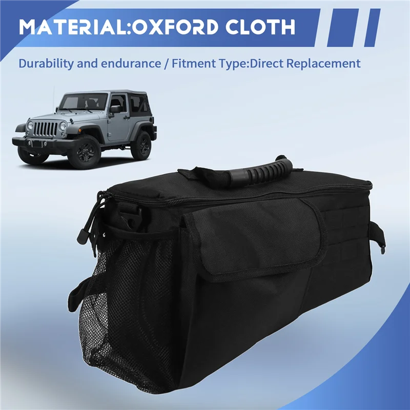 Car Stowing Tidying For Jeep Wrangler JK Car Trunk Side Storage Bag Organizer For Jeep Wrangler JK 2007-2017 Accessories
Car Stowing Tidying For Jeep Wrangler JK Car Trunk Side Storage Bag Organizer For Jeep Wrangler JK 2007-2017 Accessories