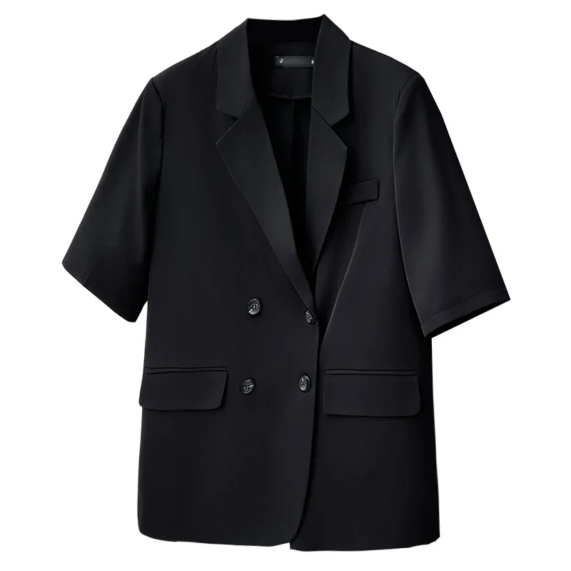 2026 Summer Plus Size Short Sleeve Blazer Thin Open Front Coat Slim Elegant Casual Outerwear For Curvy Ladies 2608
2026 Summer Plus Size Short Sleeve Blazer Thin Open Front Coat Slim Elegant Casual Outerwear For Curvy Ladies 2608