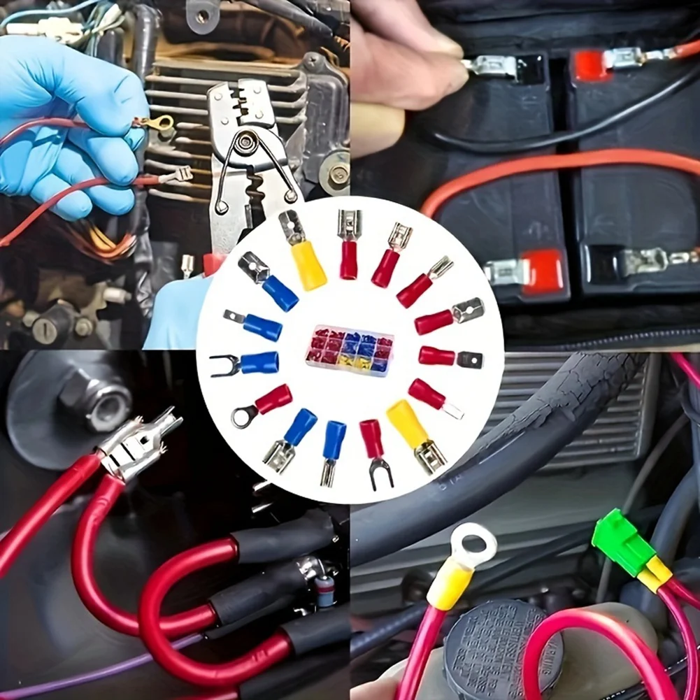 Light Weight 560Pcs New Insulated Cable Connector Assorted Kit Rolled Terminals Spade Butt Ring Fork Electrical Wire Crimp Lugs
Light Weight 560Pcs New Insulated Cable Connector Assorted Kit Rolled Terminals Spade Butt Ring Fork Electrical Wire Crimp Lugs