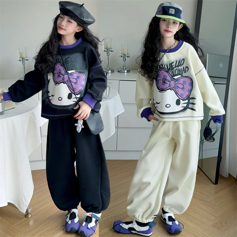 Hello Kitty, комплект повседневной одежды из 2 предметов для девочек, аниме Sanrios, детское весеннее новое модное пальто с капюшоном и принтом для подростков, брюки, спортивные штаны, подарок
Hello Kitty, комплект повседневной одежды из 2 предметов для девочек, аниме Sanrios, детское весеннее новое модное пальто с капюшоном и принтом для подростков, брюки, спортивные штаны, подарок