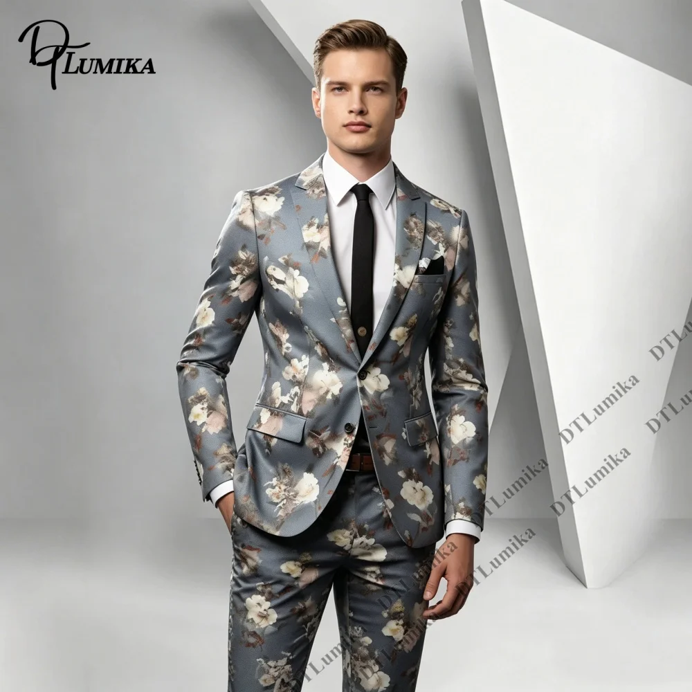 Dusty Blue Vintage Watercolor Men 2 Piece Suit Blazer Trousers Wedding Groom Suit Jacket Pants Set Gentleman Themed Party Outfit
Dusty Blue Vintage Watercolor Men 2 Piece Suit Blazer Trousers Wedding Groom Suit Jacket Pants Set Gentleman Themed Party Outfit