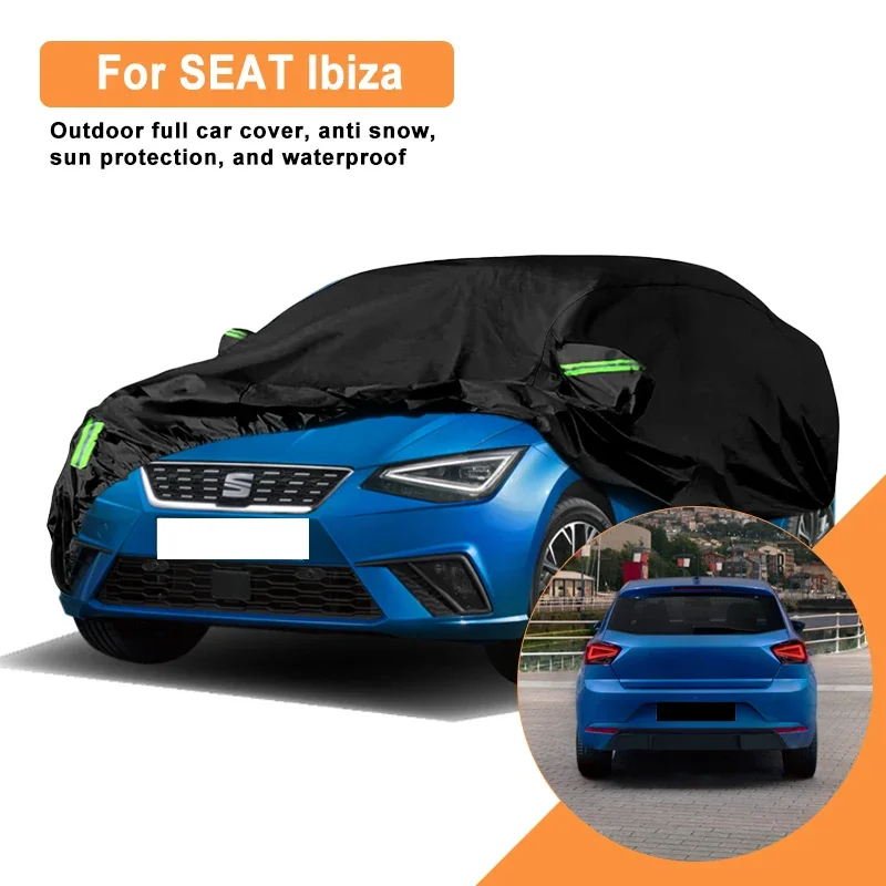 For SEAT Ibiza Car Full Cover - Outdoor Waterproof Snowproof Sunshade, Winter & Summer All Weather Auto Protection Accessories
For SEAT Ibiza Car Full Cover - Outdoor Waterproof Snowproof Sunshade, Winter & Summer All Weather Auto Protection Accessories