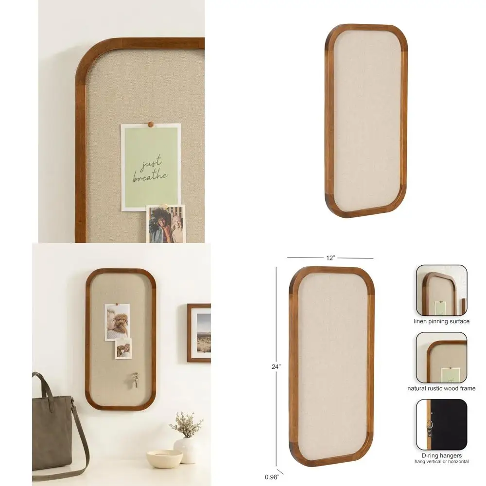 12x24 Natural Rustic Cork Board: Modern Rounded Rectangle Wall Organizer for Vision & Bulletin Boards
12x24 Natural Rustic Cork Board: Modern Rounded Rectangle Wall Organizer for Vision & Bulletin Boards