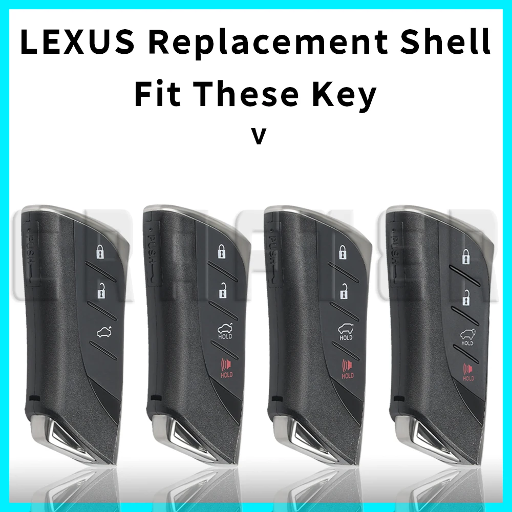 Key Crafters Replacement Shell Case For LEXUS ES300 RX450 UX250h Smart Car Key High-Quality Aftermarket Key Shell
Key Crafters Replacement Shell Case For LEXUS ES300 RX450 UX250h Smart Car Key High-Quality Aftermarket Key Shell