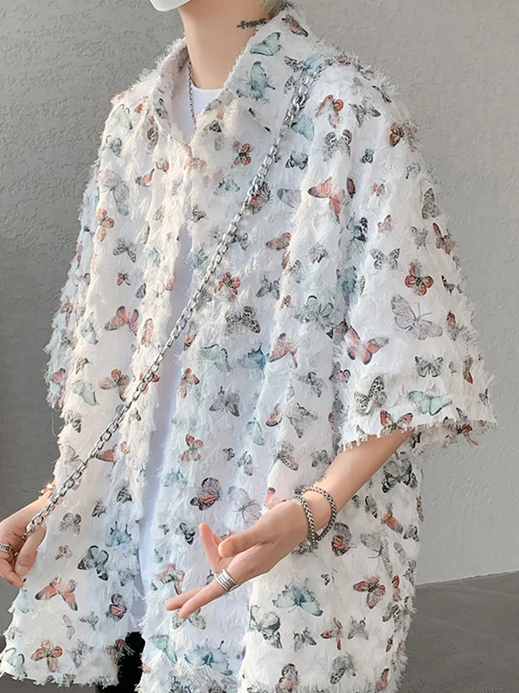 Мужская летняя тонкая рубашка с цветочным принтом и коротким рукавом, приталенного кроя, для пляжа, молодежная, трендовая, летняя, тонкая
Мужская летняя тонкая рубашка с цветочным принтом и коротким рукавом, приталенного кроя, для пляжа, молодежная, трендовая, летняя, тонкая