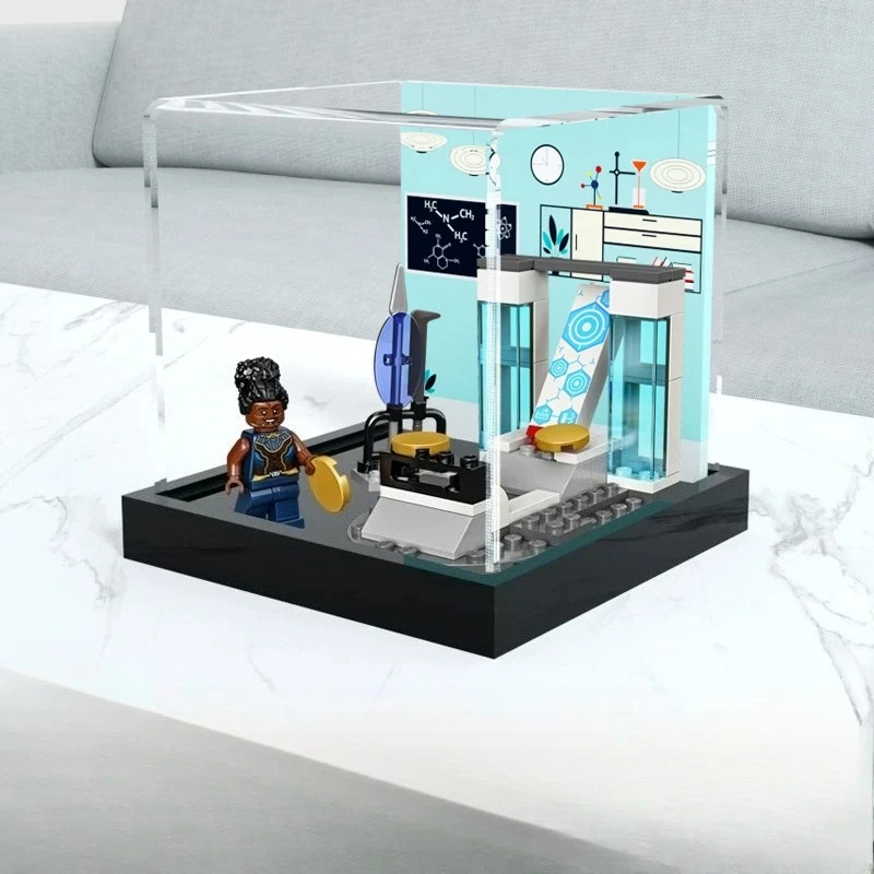 Lab model building block assembly model display box for LEGO 76212 Shuli Acrylic display box
Lab model building block assembly model display box for LEGO 76212 Shuli Acrylic display box