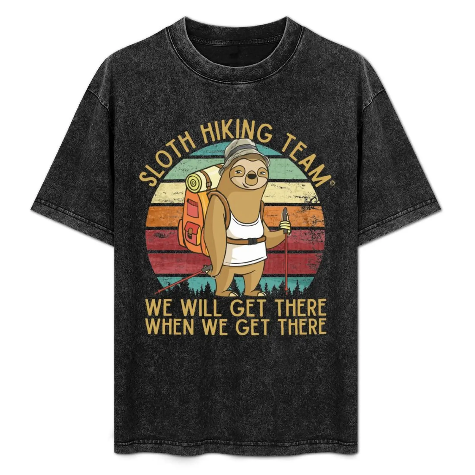 Sloth Hiking Team - We will get there, when we get there, Funny Vintage T-Shirt Work Wear Short Sleeve T-Shirt
Sloth Hiking Team - We will get there, when we get there, Funny Vintage T-Shirt Work Wear Short Sleeve T-Shirt