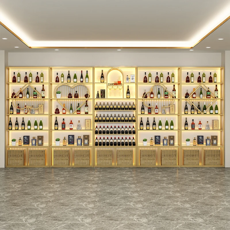 High End Furniture Wall Bar Cabinet Nordic Elegant Vintage Wine Stands Drinks Accessories Refrigerator Modern Home Open Cabinets
High End Furniture Wall Bar Cabinet Nordic Elegant Vintage Wine Stands Drinks Accessories Refrigerator Modern Home Open Cabinets
