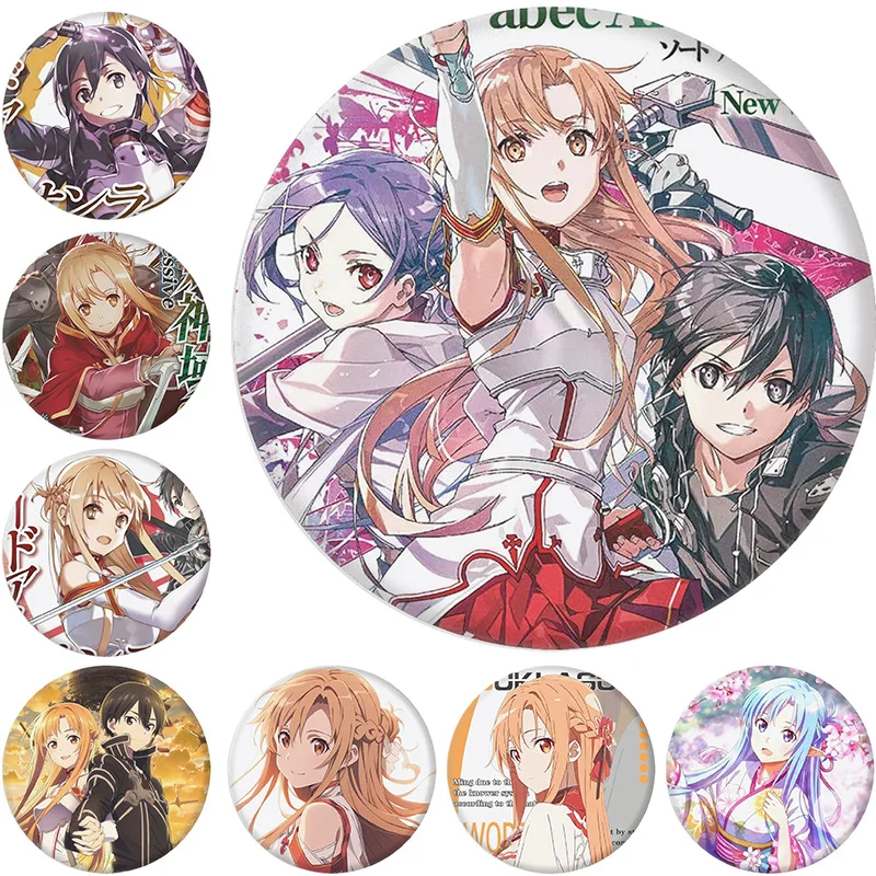 SAO аниме периферийные устройства Асуна Юки значок на булавке Коллекционная булавка Kazuto Kirigaya аксессуар для сумки Shino Asada брошь на пуговицах игрушки для мальчиков
SAO аниме периферийные устройства Асуна Юки значок на булавке Коллекционная булавка Kazuto Kirigaya аксессуар для сумки Shino Asada брошь на пуговицах игрушки для мальчиков