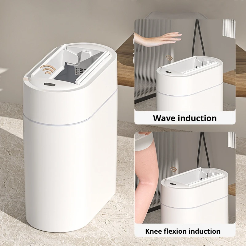 7L/9L Bathroom Automatic Sensor Trash Can Wall Mounted Trash Can Space Saving Design Waterproof Wastebasket Smart Home
7L/9L Bathroom Automatic Sensor Trash Can Wall Mounted Trash Can Space Saving Design Waterproof Wastebasket Smart Home