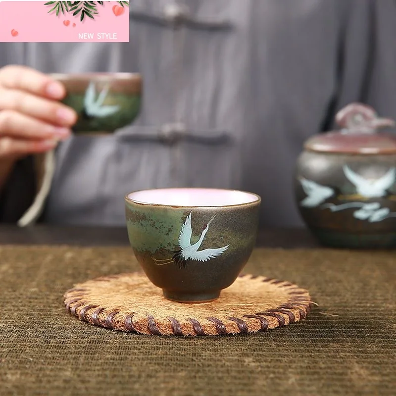 Грубая керамическая чайная чашка ручной работы, винтажная чайная чашка с краном и краном, мастер-чашка, чайный сервиз кунг-фу
Грубая керамическая чайная чашка ручной работы, винтажная чайная чашка с краном и краном, мастер-чашка, чайный сервиз кунг-фу