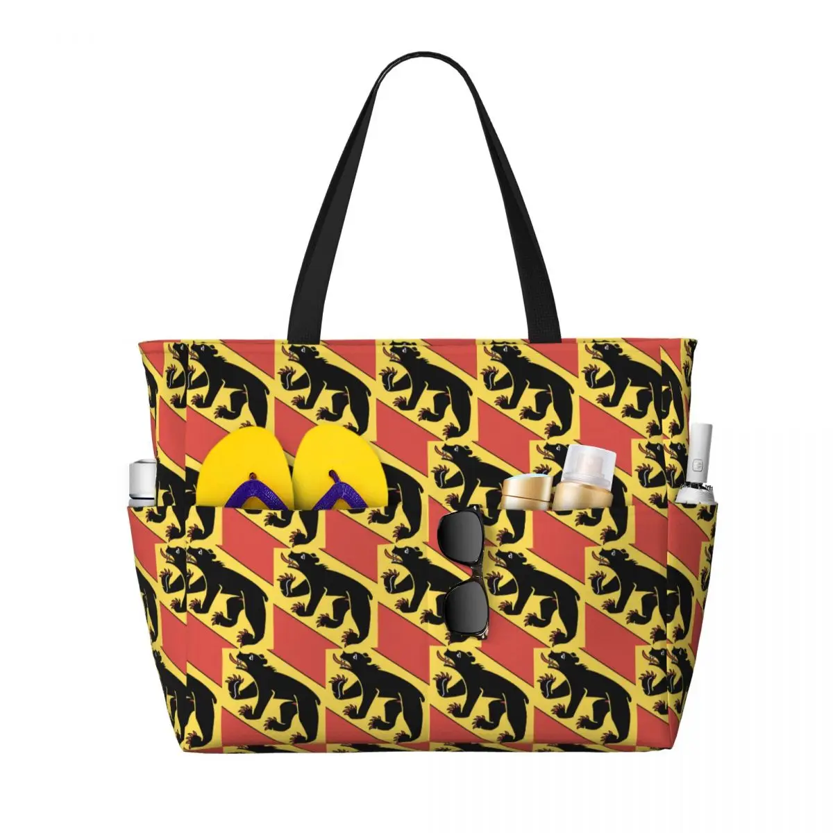 Bern Bear Swiss Flag Switzerland Coat Of Arms Beach Tote Bag Sport Gym Yoga Duffle Large Tote Bag Women Travel Bag Fitness bag
Bern Bear Swiss Flag Switzerland Coat Of Arms Beach Tote Bag Sport Gym Yoga Duffle Large Tote Bag Women Travel Bag Fitness bag