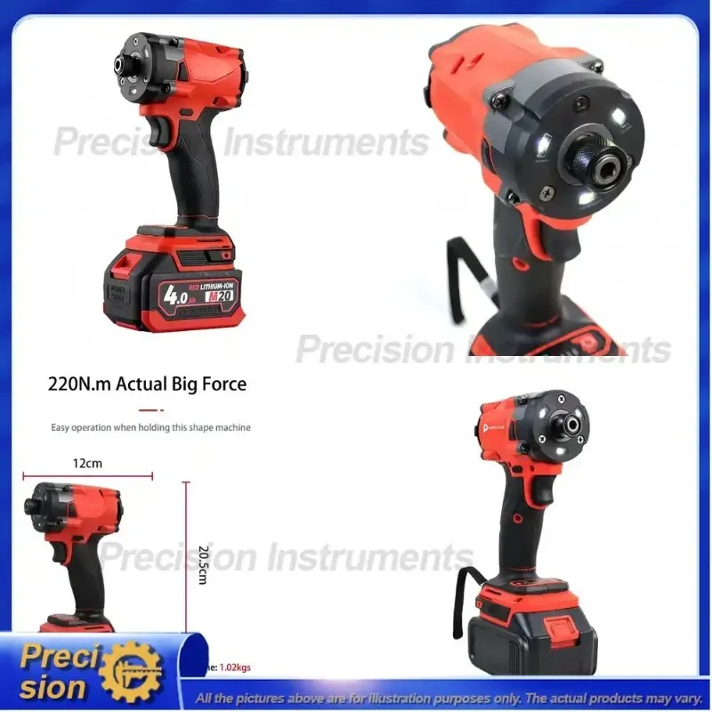 18V Cordless Drill Driver Set with 220N m High Torque Brushless Motor Red Color Quick Release Chuck Variable Speed
18V Cordless Drill Driver Set with 220N m High Torque Brushless Motor Red Color Quick Release Chuck Variable Speed