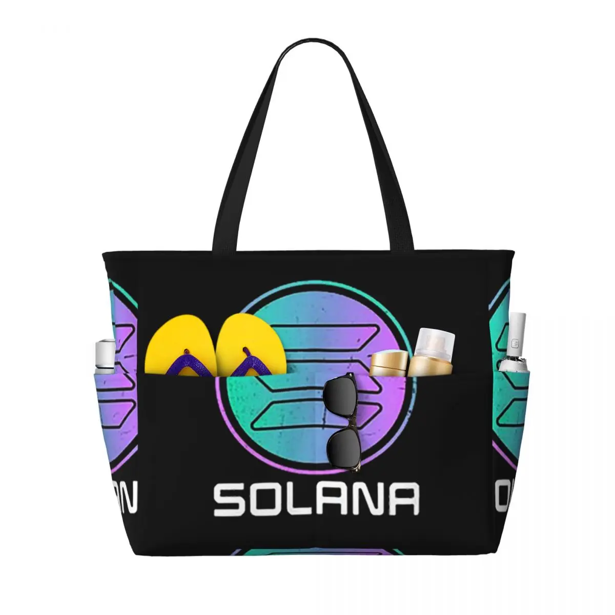 Solana Cryptocurrency - Solana SOL Пляжная сумка-тоут Спортивная сумка для занятий йогой в тренажерном зале Большая большая сумка Женская дорожная сумка Сумка для фитнеса
Solana Cryptocurrency - Solana SOL Пляжная сумка-тоут Спортивная сумка для занятий йогой в тренажерном зале Большая большая сумка Женская дорожная сумка Сумка для фитнеса