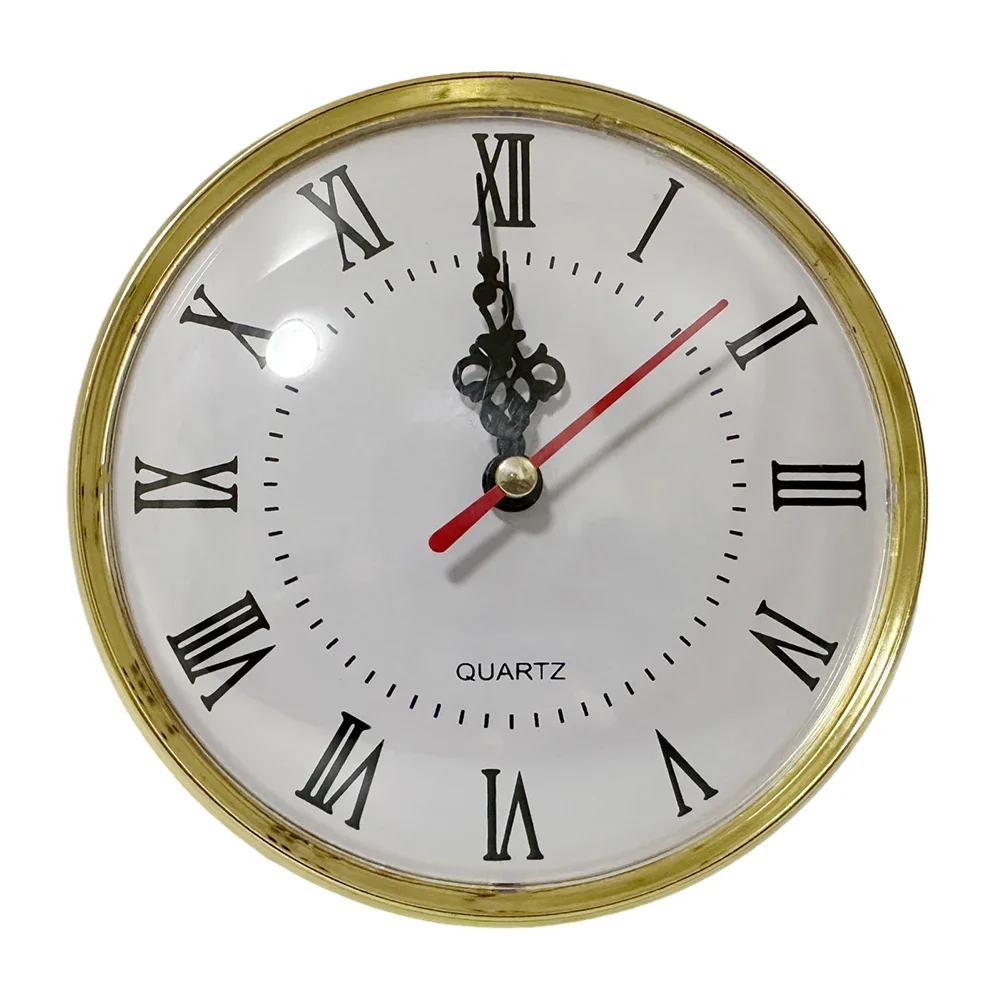 DIY 130MM Quartz Clock Insert Movement Roman Numeral Replacement Gold Silver Round Clock Classic Handmade Clock Craft
DIY 130MM Quartz Clock Insert Movement Roman Numeral Replacement Gold Silver Round Clock Classic Handmade Clock Craft