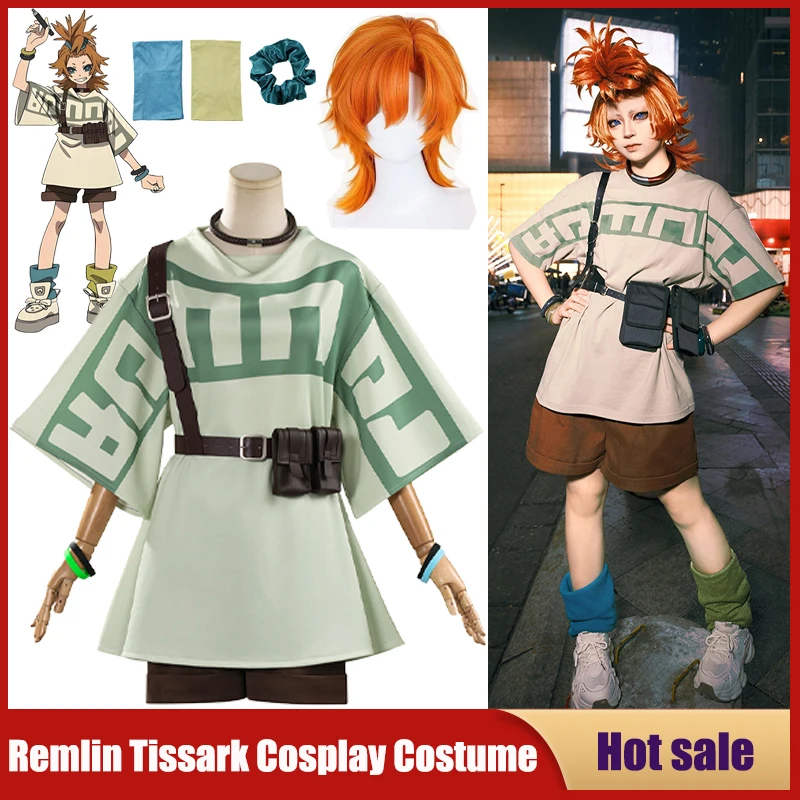 Game Gachiakuta Cosplay Costume Remlin Tysark Tops Short Pant and Props Wig Full Set Convention Comic Con Stage Performance Suit
Game Gachiakuta Cosplay Costume Remlin Tysark Tops Short Pant and Props Wig Full Set Convention Comic Con Stage Performance Suit