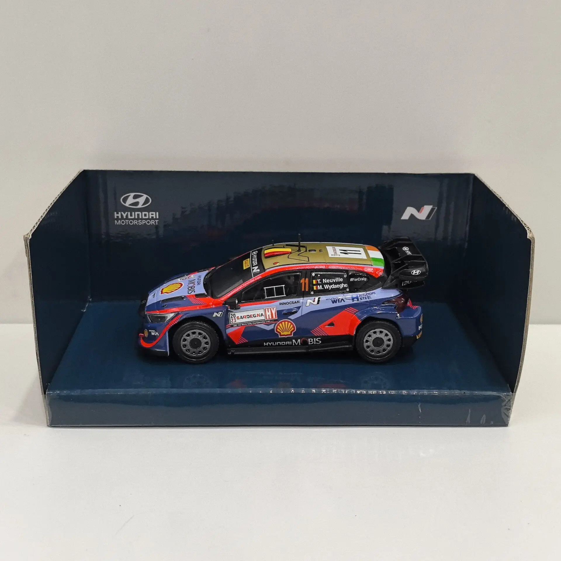 Non Display Cover Packaging Diecast IXO 1/43 Scale HYUNDAI I20 N Coupe # 11 2023 Hyundai Racing 24 Alloy Car Model
Non Display Cover Packaging Diecast IXO 1/43 Scale HYUNDAI I20 N Coupe # 11 2023 Hyundai Racing 24 Alloy Car Model