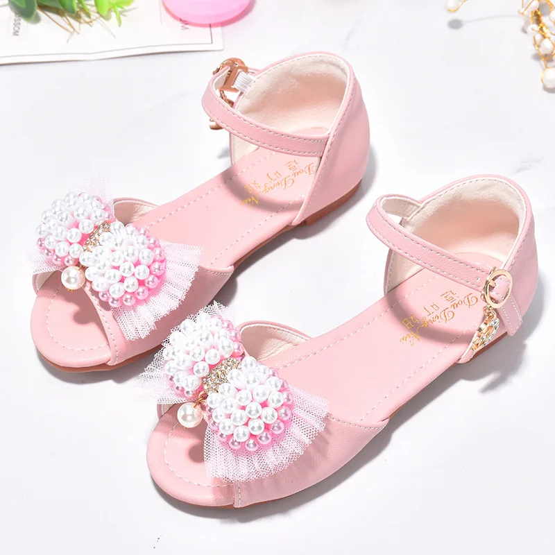 Girls' Sandals 2024 Summer New Pearl Bow Kids Princess Shoes Dance Hosts Perform Soft-soled Children's Flats Wedding Party Shoes
Girls' Sandals 2024 Summer New Pearl Bow Kids Princess Shoes Dance Hosts Perform Soft-soled Children's Flats Wedding Party Shoes
