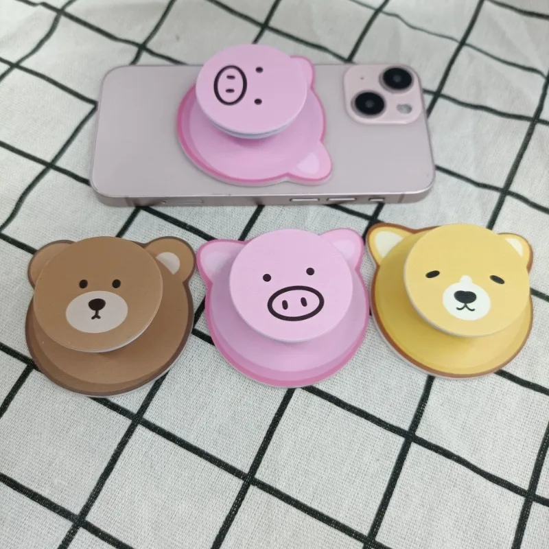 Cartoon phone stand Disk magnetic stand Lazy man telescopic folding desktop stand phone Grip Tok Folding Finger Stand Socket
Cartoon phone stand Disk magnetic stand Lazy man telescopic folding desktop stand phone Grip Tok Folding Finger Stand Socket