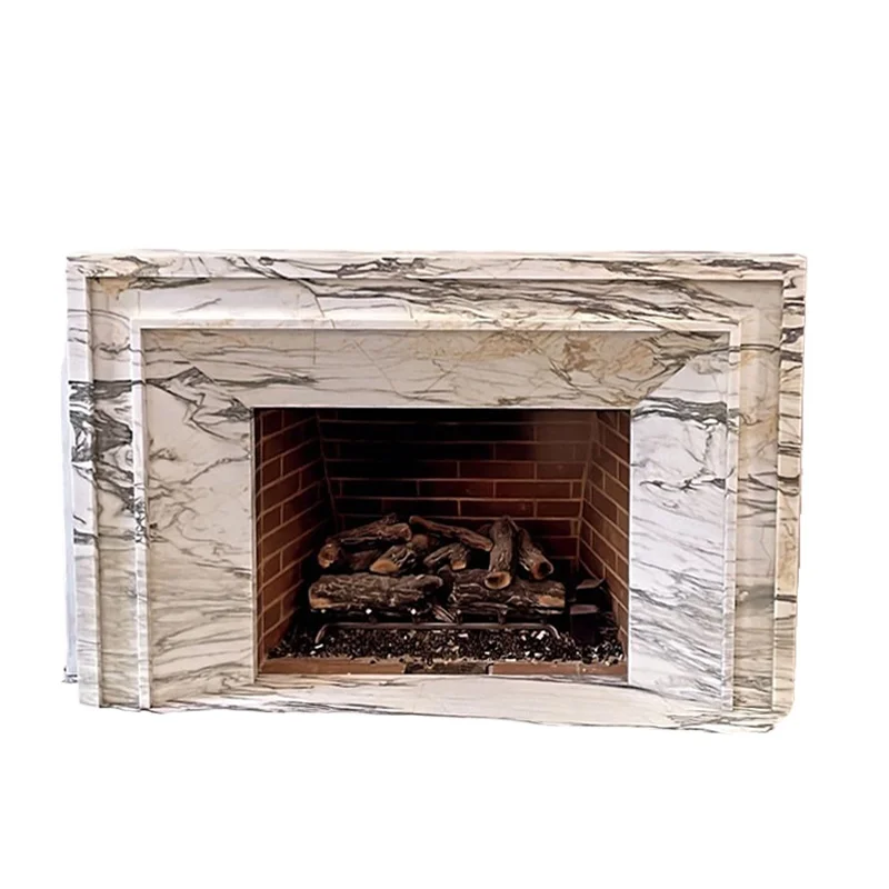 Remote Control Electric Fireplace Villa Indoor Simple TV Cabinet Natural Stone Marble Fireplace
Remote Control Electric Fireplace Villa Indoor Simple TV Cabinet Natural Stone Marble Fireplace