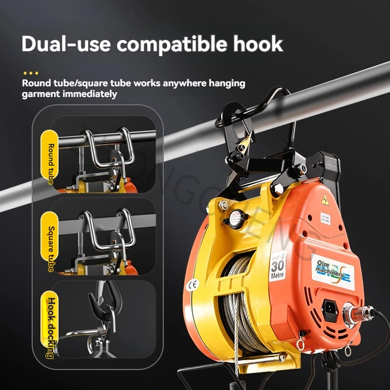 Electric Hoist 220V Household Remote Control Portable Hanging Hoist Winch Air Conditioner Lifting Hoist
Electric Hoist 220V Household Remote Control Portable Hanging Hoist Winch Air Conditioner Lifting Hoist