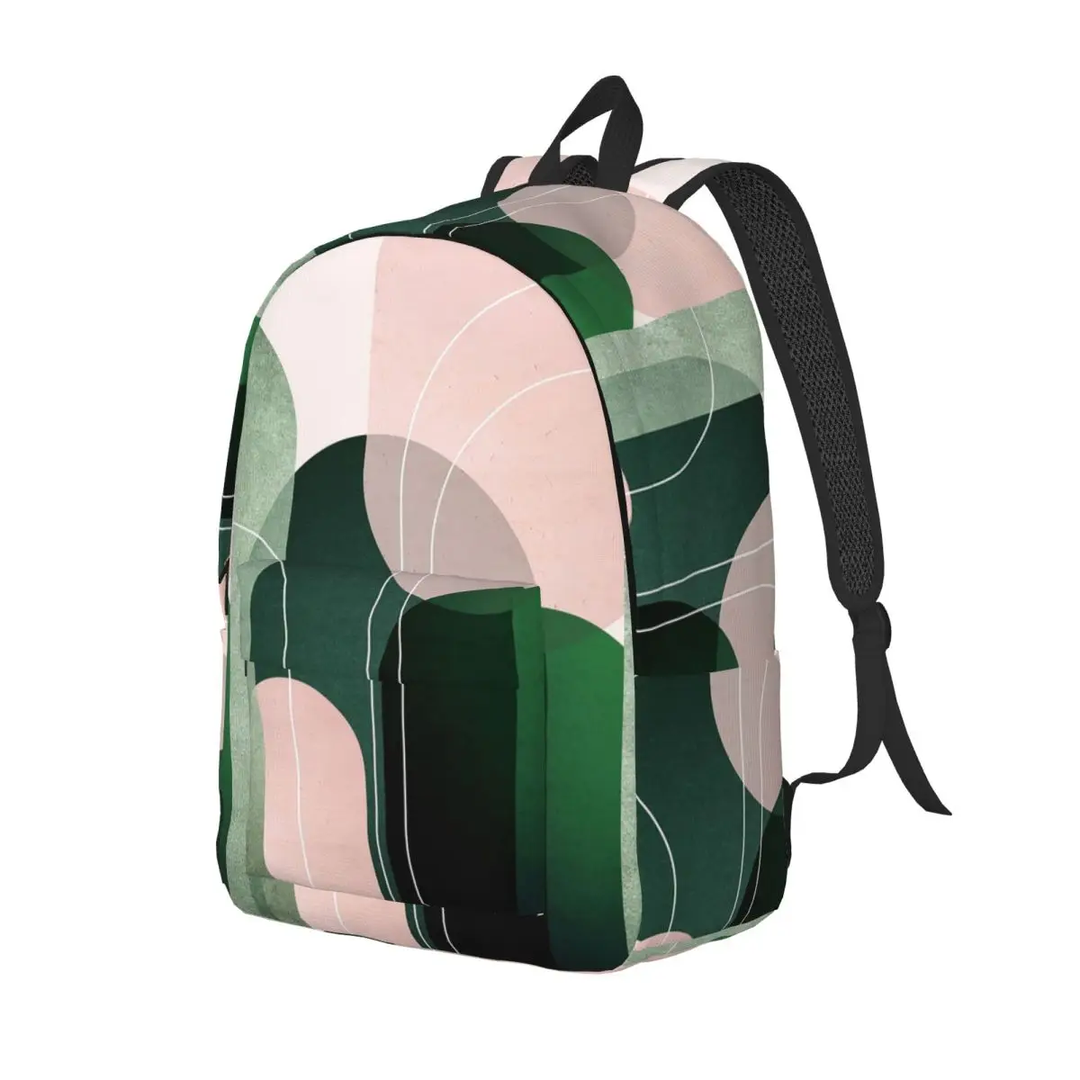 Mid Century Arches In Pink And Green Backpack Daypack Large Capacity Kids BookBag School Bag Shoulder Bags for Boys Girls
Mid Century Arches In Pink And Green Backpack Daypack Large Capacity Kids BookBag School Bag Shoulder Bags for Boys Girls