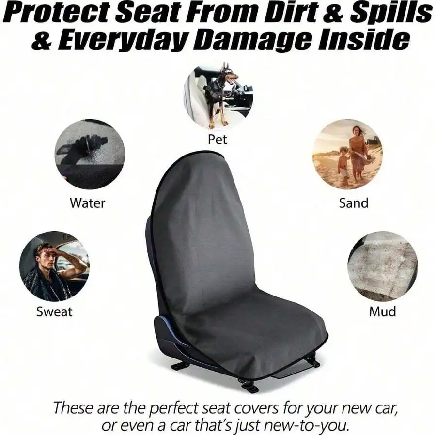 Universal Car Seat Cover For Sedans SUVs, Dirt Water Sand Mud Sweat Protection, Breathable Easy Install
Universal Car Seat Cover For Sedans SUVs, Dirt Water Sand Mud Sweat Protection, Breathable Easy Install