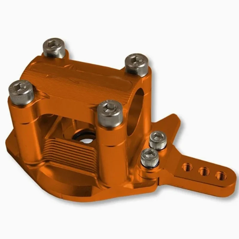 Custom machined aluminum alloy anodized precision casting orange mechanical connection base
Custom machined aluminum alloy anodized precision casting orange mechanical connection base