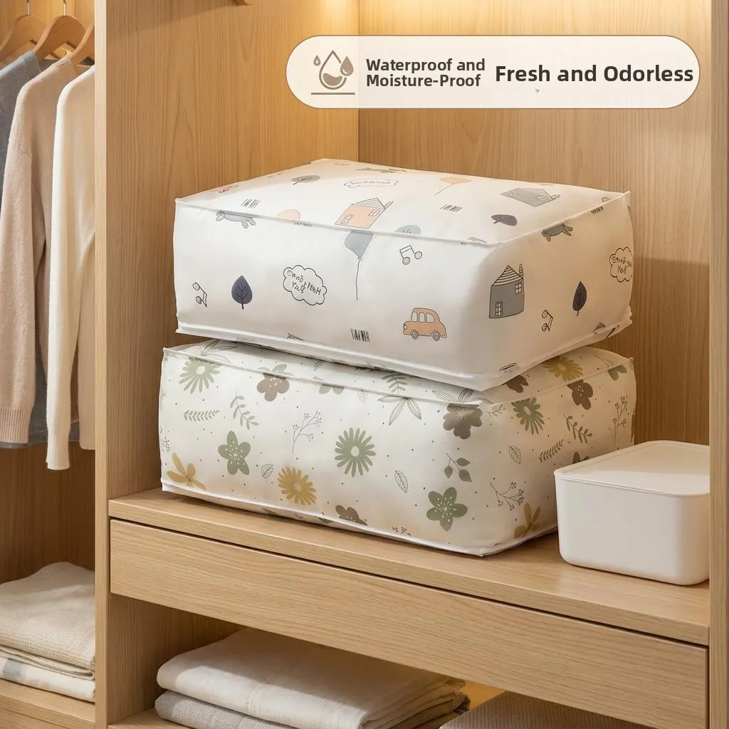 Moisture-Proof Cotton Quilt Storage Bag Home Use Clothing Bedding Organizer Dust-Proof Packing Bag for Dormitory Closet Storage
Moisture-Proof Cotton Quilt Storage Bag Home Use Clothing Bedding Organizer Dust-Proof Packing Bag for Dormitory Closet Storage