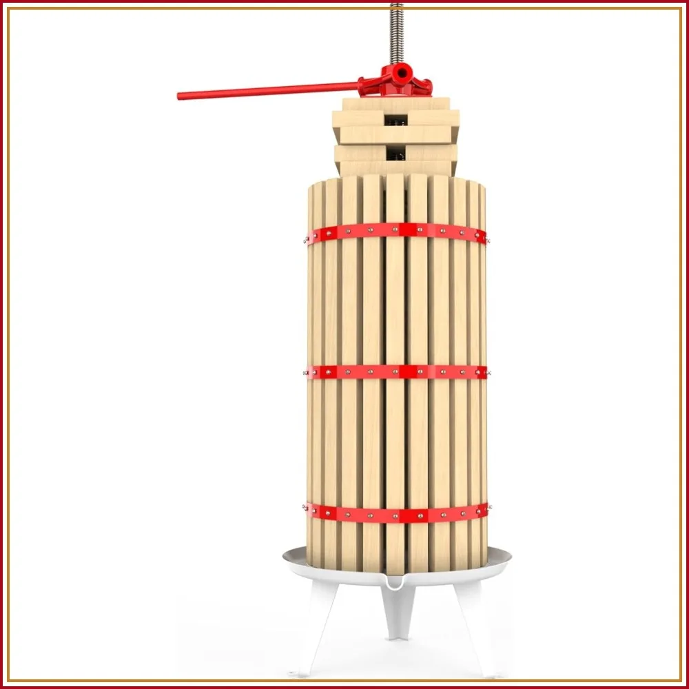 Manual Fruit Wine Press, 7.9 Gal Cider Maker with Beech Wood Basket & Heavy-Duty Stand for Apples, Grapes, Berries
Manual Fruit Wine Press, 7.9 Gal Cider Maker with Beech Wood Basket & Heavy-Duty Stand for Apples, Grapes, Berries
