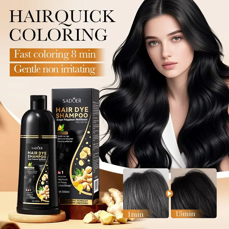 SADOER Gentle Hair Color – Ginseng & Ginger, Natural Black to Chestnut Brown Shades
SADOER Gentle Hair Color – Ginseng & Ginger, Natural Black to Chestnut Brown Shades