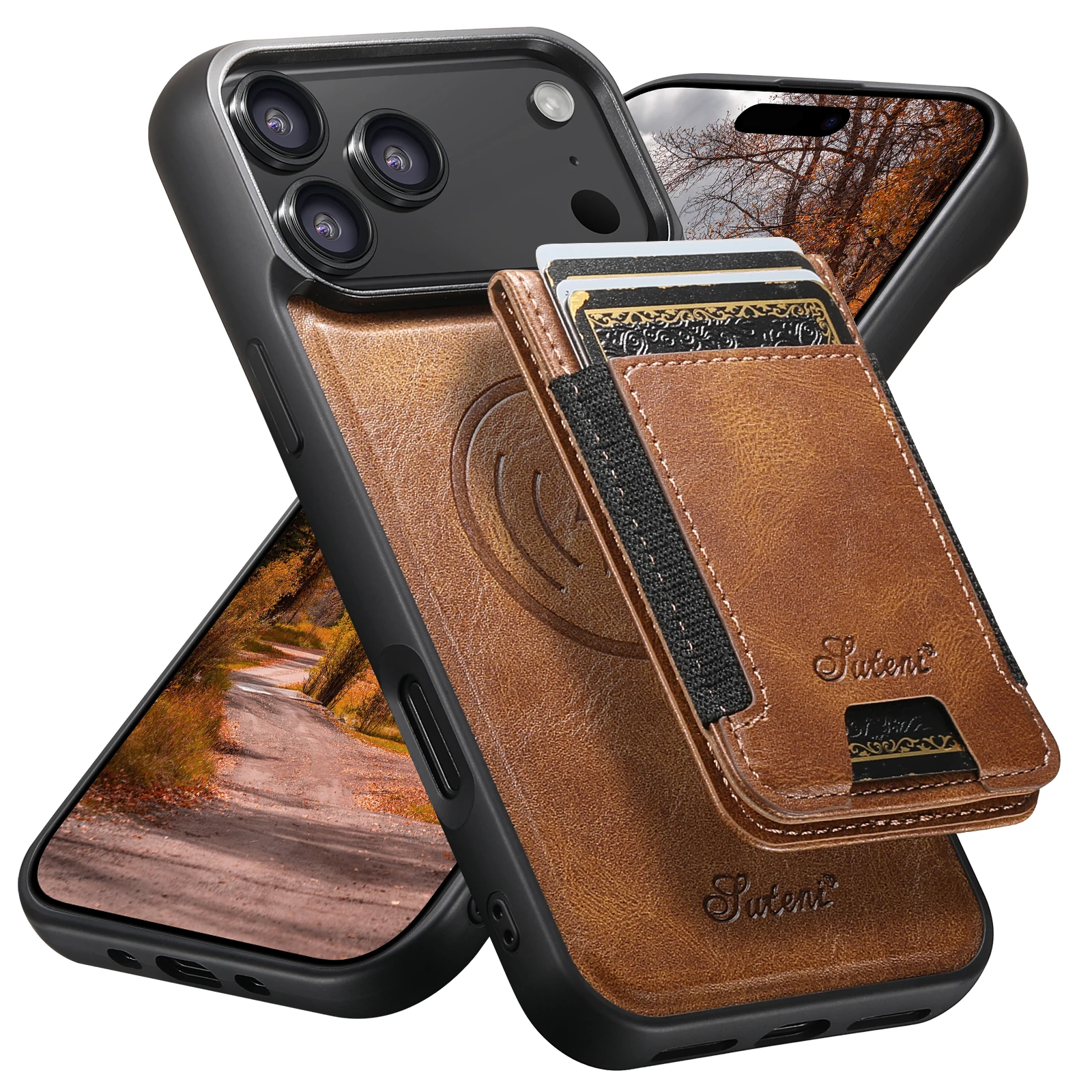 Чехол для телефона из искусственной кожи SUTENI с магнитной зарядкой и подставкой для iPhone 17 Pro Max 16 Plus 15 14 13 1215 14 13 12
Чехол для телефона из искусственной кожи SUTENI с магнитной зарядкой и подставкой для iPhone 17 Pro Max 16 Plus 15 14 13 1215 14 13 12