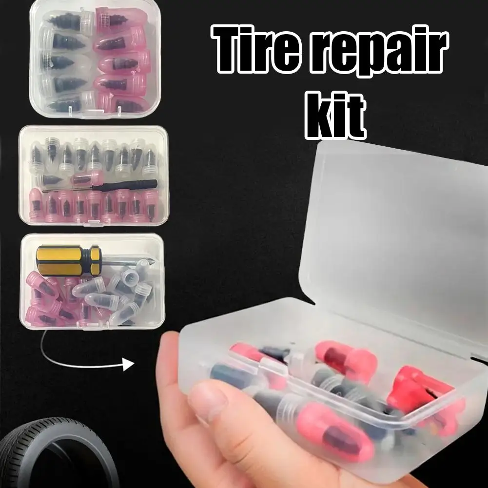 Universal Tire Repair Rubber Nails For Bike Bicycle Car Motorcycle Tire Puncture Screw Kit Repair Tool Mushroom Plug Kit
Universal Tire Repair Rubber Nails For Bike Bicycle Car Motorcycle Tire Puncture Screw Kit Repair Tool Mushroom Plug Kit