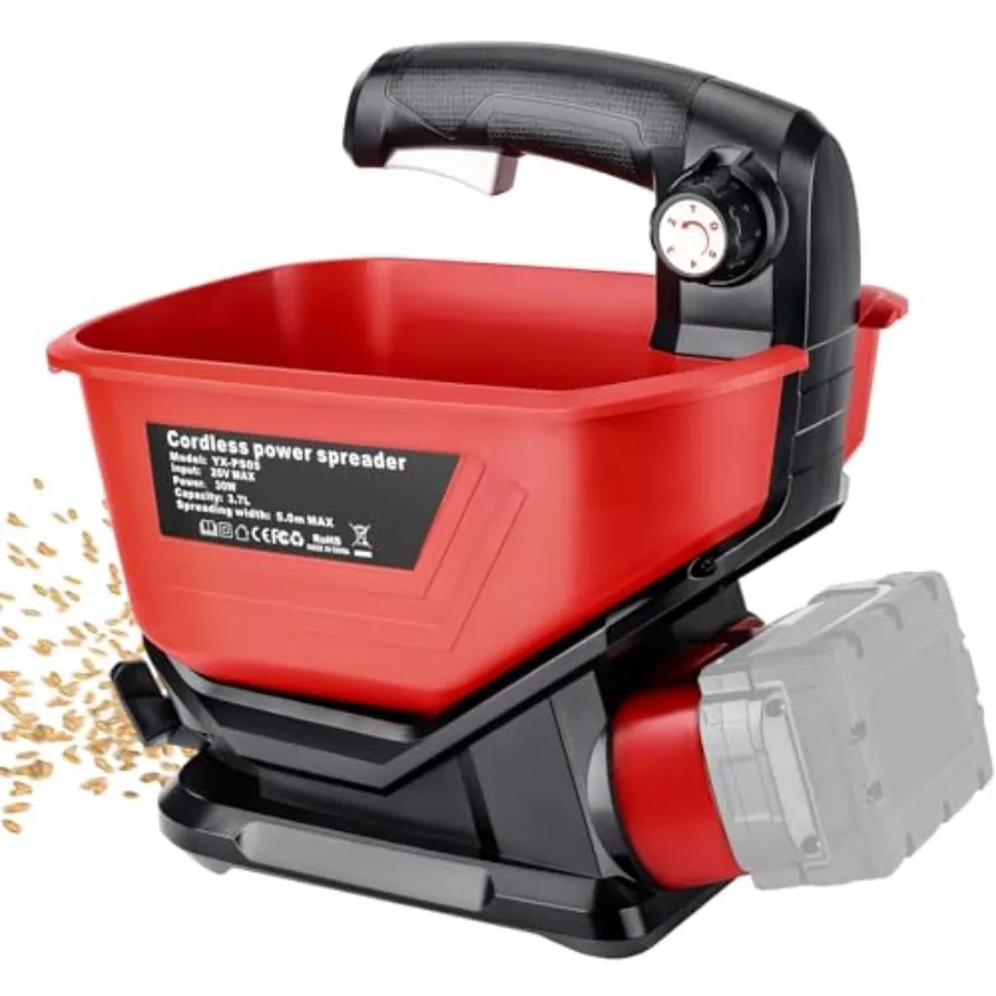 Разбрасыватель соли, совместимый с литиевой батареей Milwaukee 18V, ручной разбрасыватель семян, разбрасыватель удобрений, электрический разбрасыватель.
Разбрасыватель соли, совместимый с литиевой батареей Milwaukee 18V, ручной разбрасыватель семян, разбрасыватель удобрений, электрический разбрасыватель.