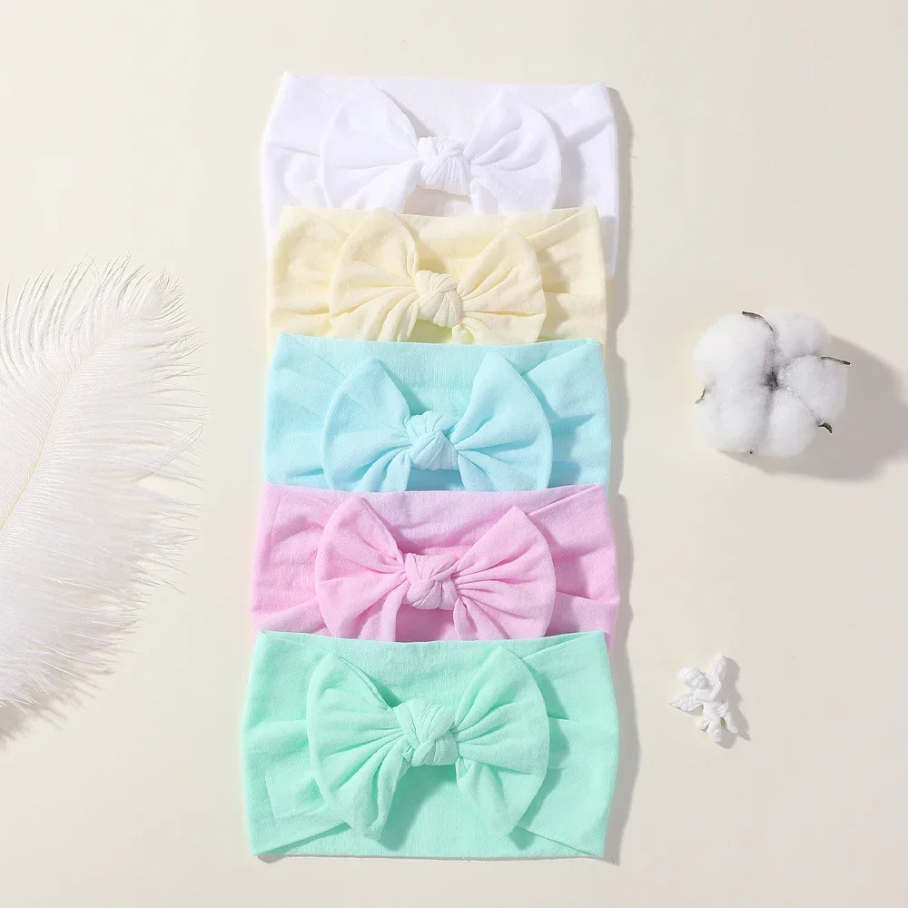 5Pcs/Set Bright Nylon Solid Color Baby Headband Set 3.5inch Bowknot Casual Headties Soft and Non Damaging Headdress Gifts
5Pcs/Set Bright Nylon Solid Color Baby Headband Set 3.5inch Bowknot Casual Headties Soft and Non Damaging Headdress Gifts