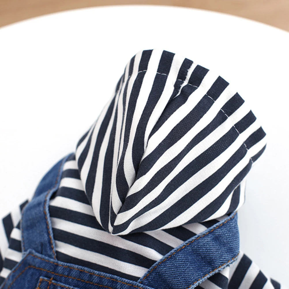 Elegant Denim Striped Suspenders Jumpsuit Dog Clothes Four Legged Pet Wear Durable Charming Warmth Everyday Photos Trendy
Elegant Denim Striped Suspenders Jumpsuit Dog Clothes Four Legged Pet Wear Durable Charming Warmth Everyday Photos Trendy